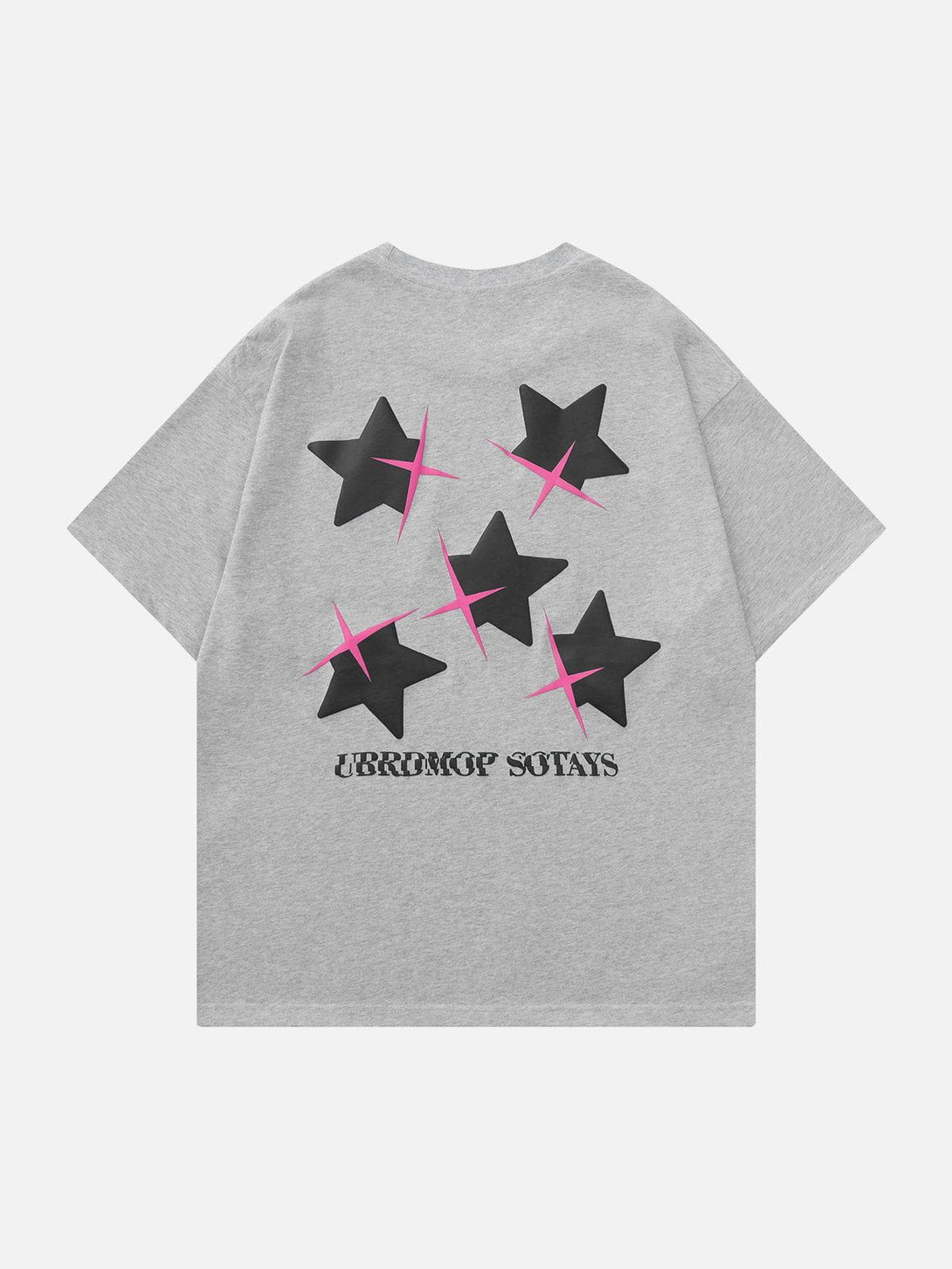 Majesda® - Star Print Tee- Outfit Ideas - Streetwear Fashion - majesda.com