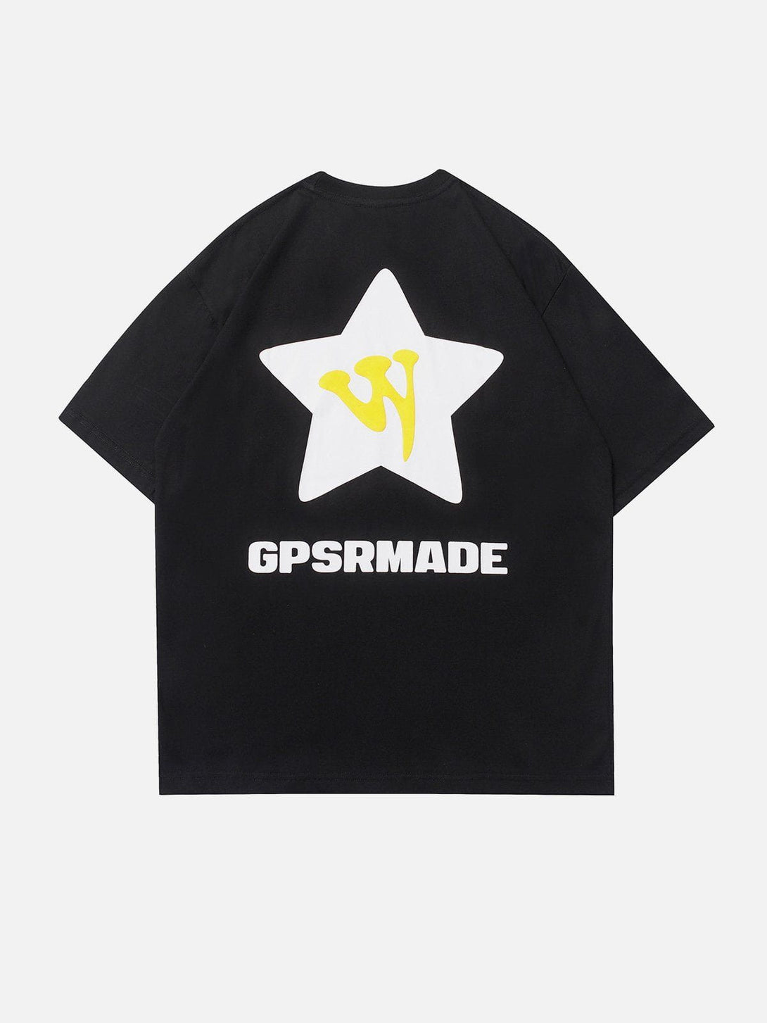 Majesda® - Star Print Tee- Outfit Ideas - Streetwear Fashion - majesda.com