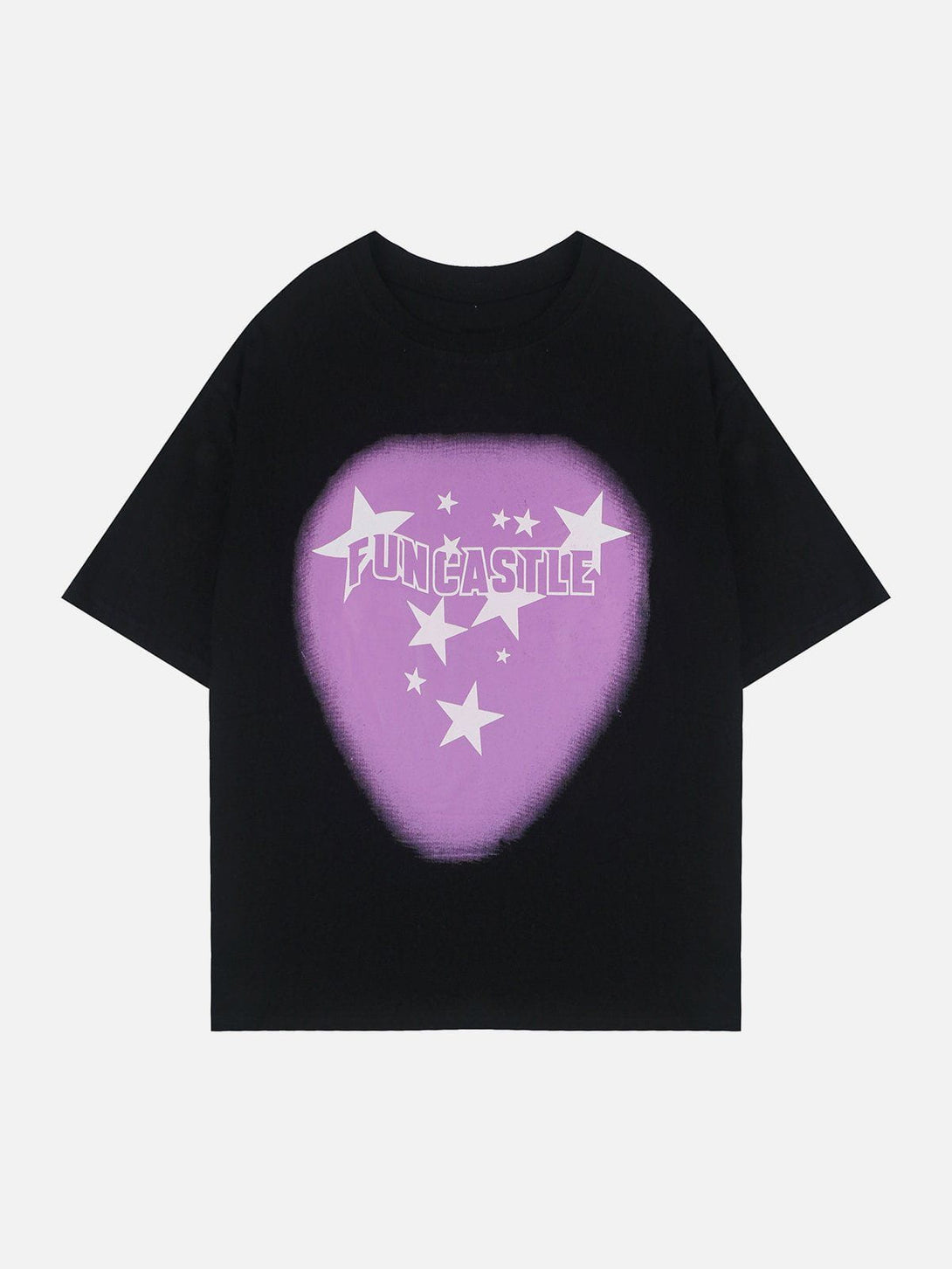 Majesda® - Star Print Tee- Outfit Ideas - Streetwear Fashion - majesda.com