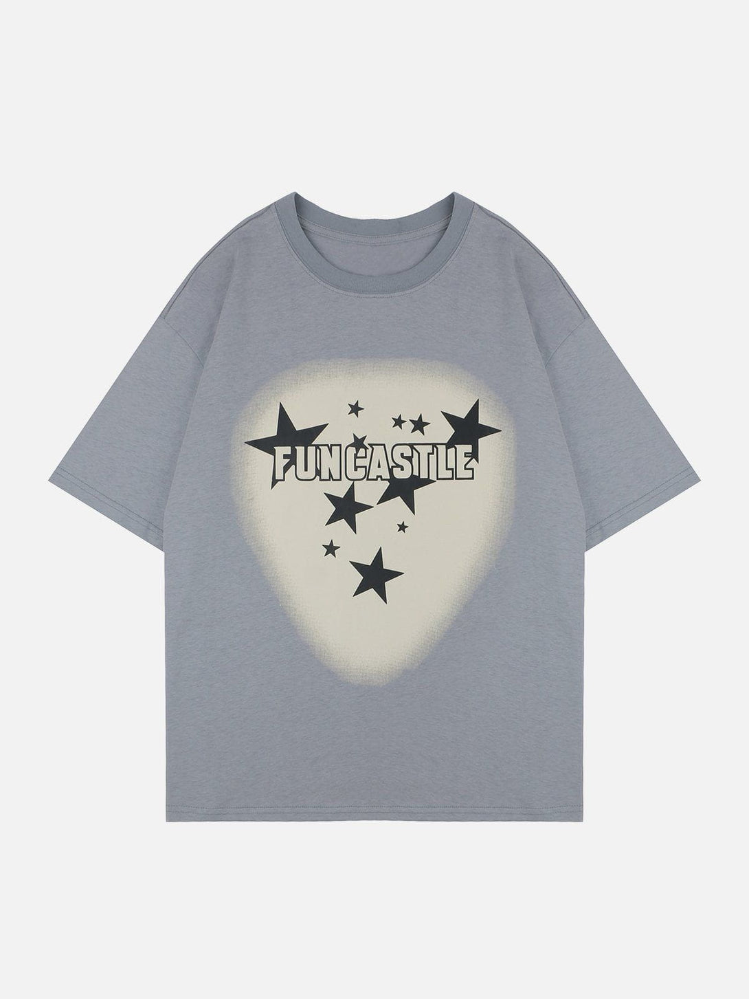 Majesda® - Star Print Tee- Outfit Ideas - Streetwear Fashion - majesda.com