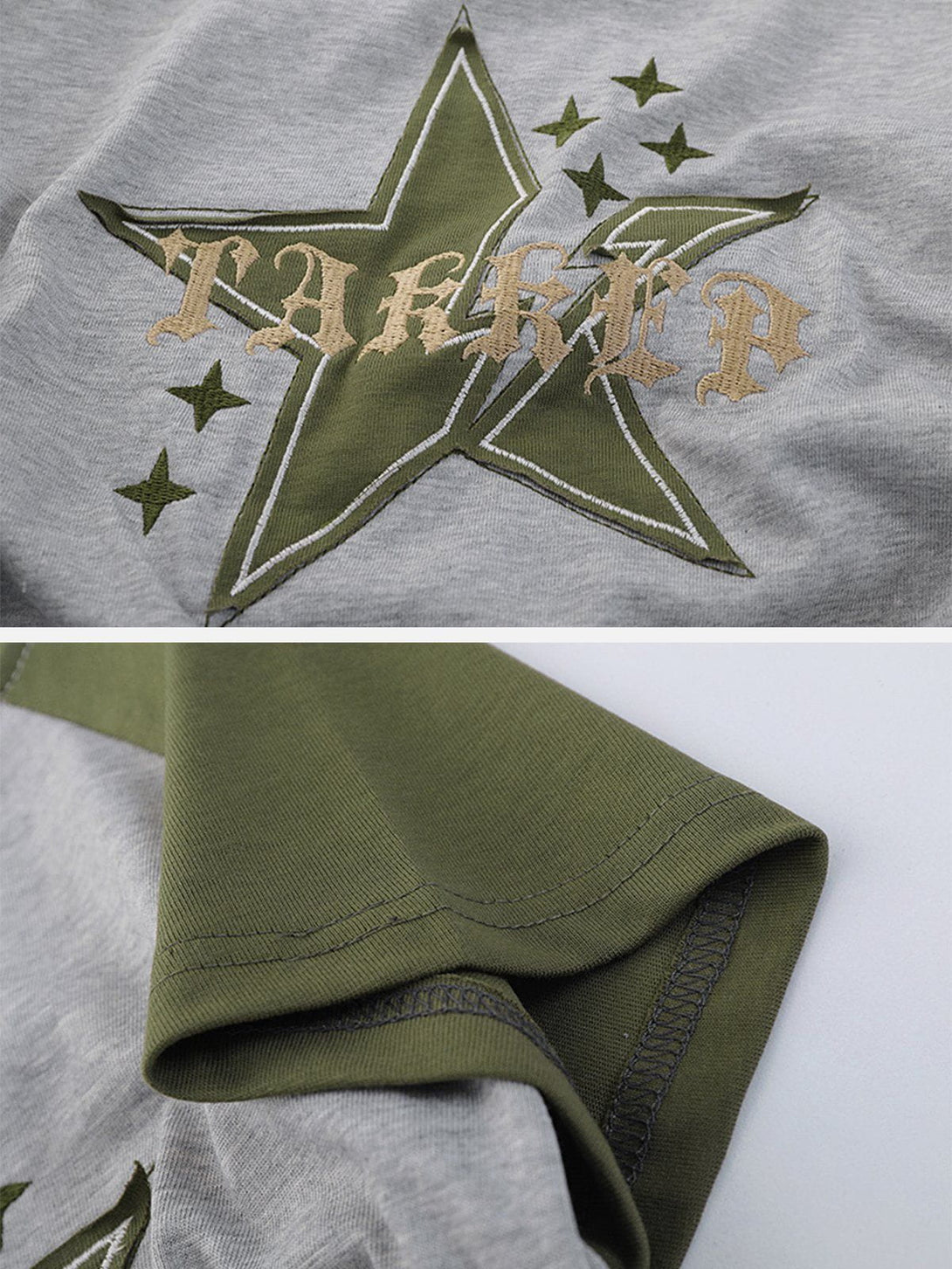 Majesda® - Star Printing Drawstring Tee- Outfit Ideas - Streetwear Fashion - majesda.com