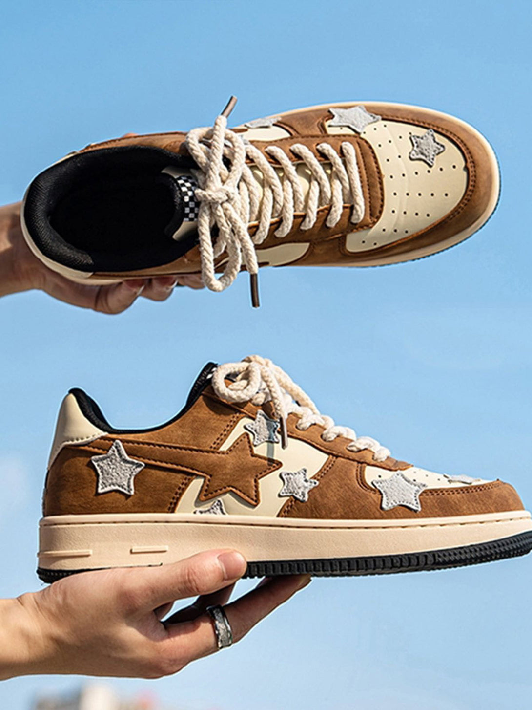 Majesda® - Star Skate Shoes- Outfit Ideas - Streetwear Fashion - majesda.com