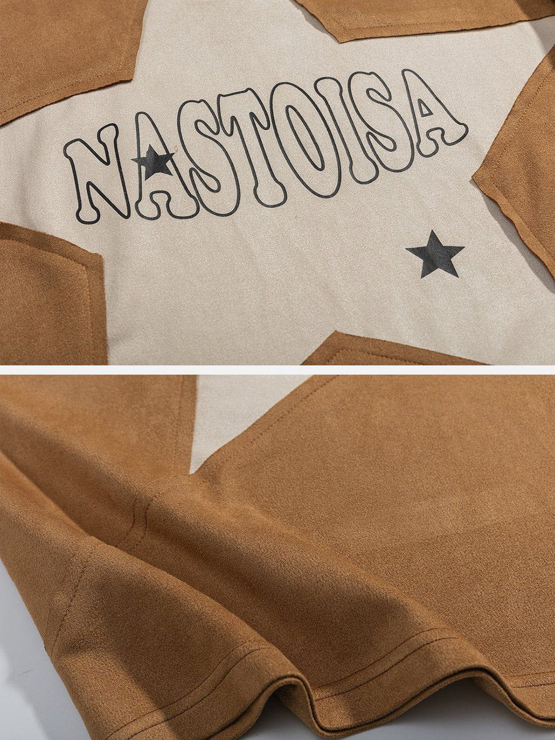 Majesda® - Star Suede Polo Tee- Outfit Ideas - Streetwear Fashion - majesda.com