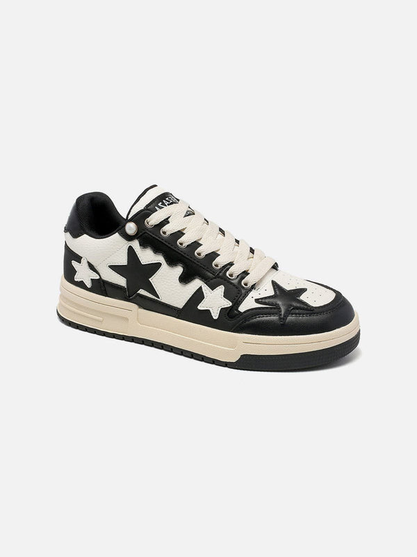 Majesda® - Star Thick Bottom Skate Shoes- Outfit Ideas - Streetwear Fashion - majesda.com