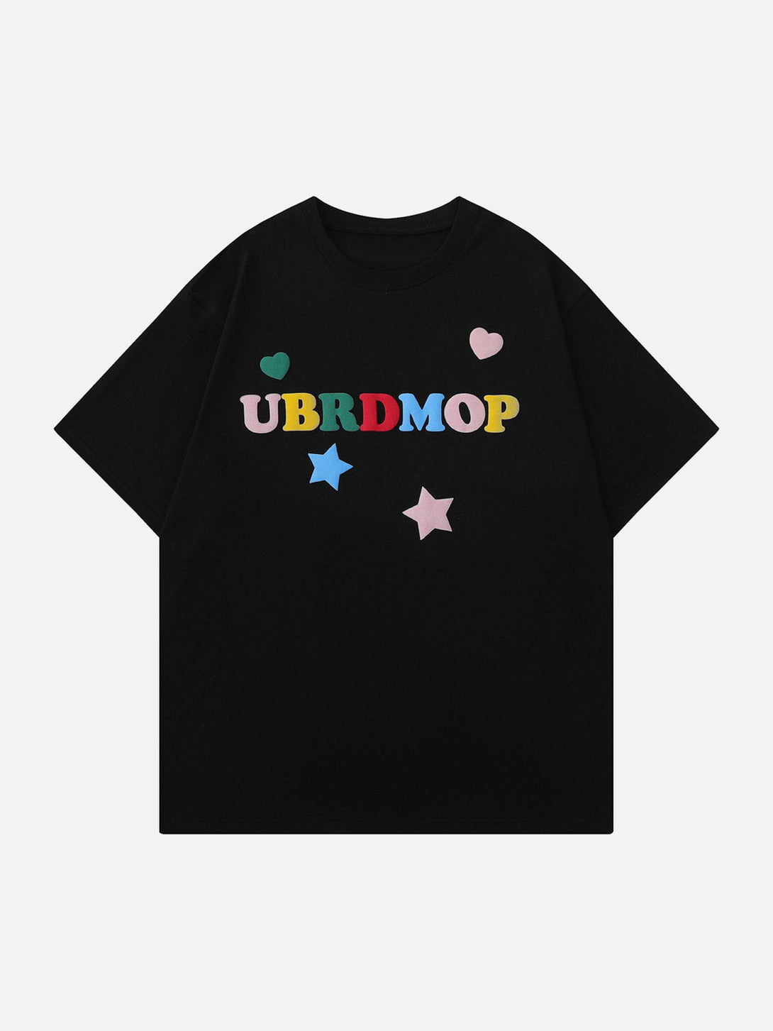 Majesda® - Stars Rainbow Print Tee- Outfit Ideas - Streetwear Fashion - majesda.com