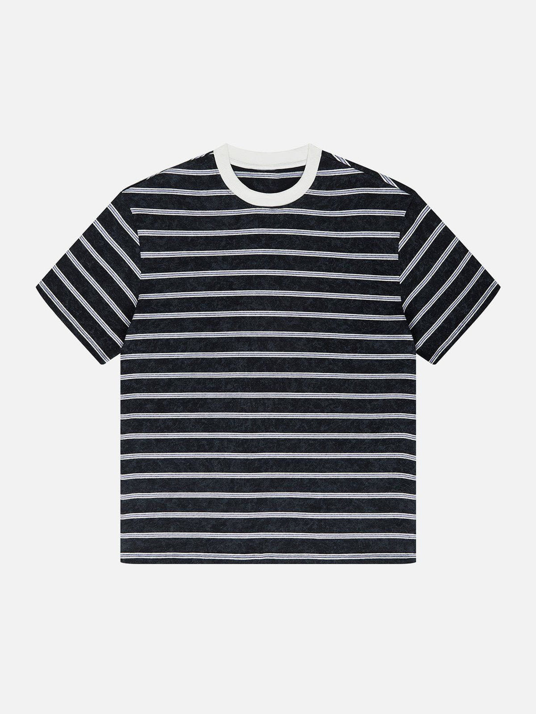 Majesda® - Stripe Colors Clash Tee- Outfit Ideas - Streetwear Fashion - majesda.com