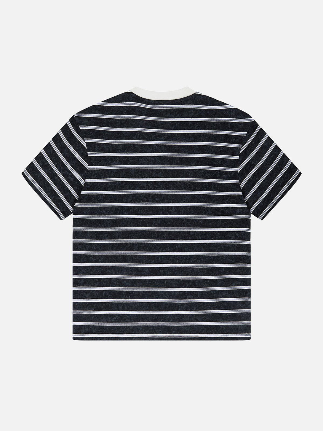 Majesda® - Stripe Colors Clash Tee- Outfit Ideas - Streetwear Fashion - majesda.com