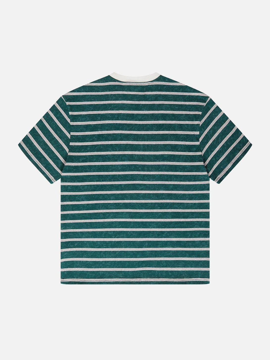 Majesda® - Stripe Colors Clash Tee- Outfit Ideas - Streetwear Fashion - majesda.com