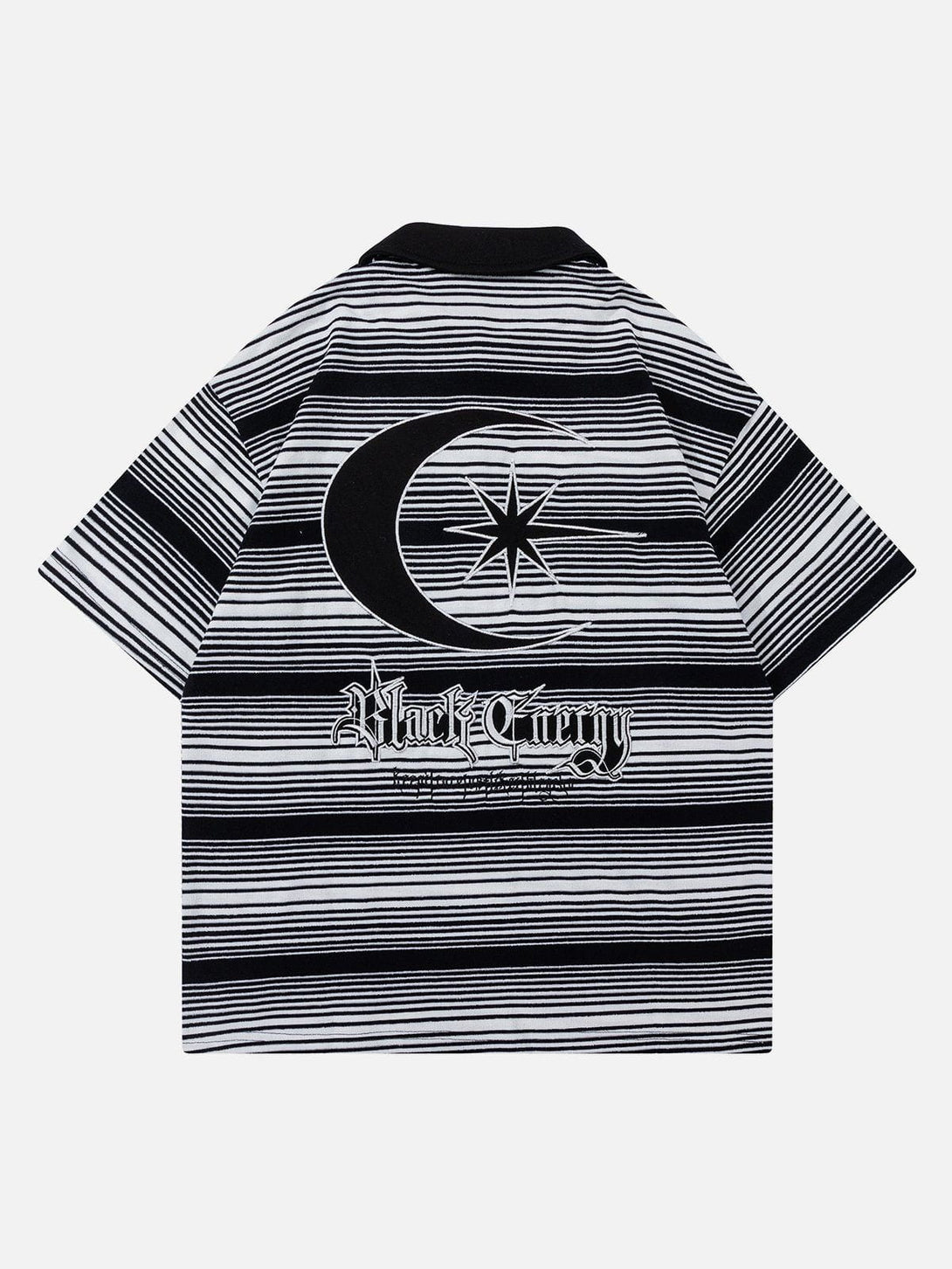 Majesda® - Stripe Embroidery Polo Tee- Outfit Ideas - Streetwear Fashion - majesda.com