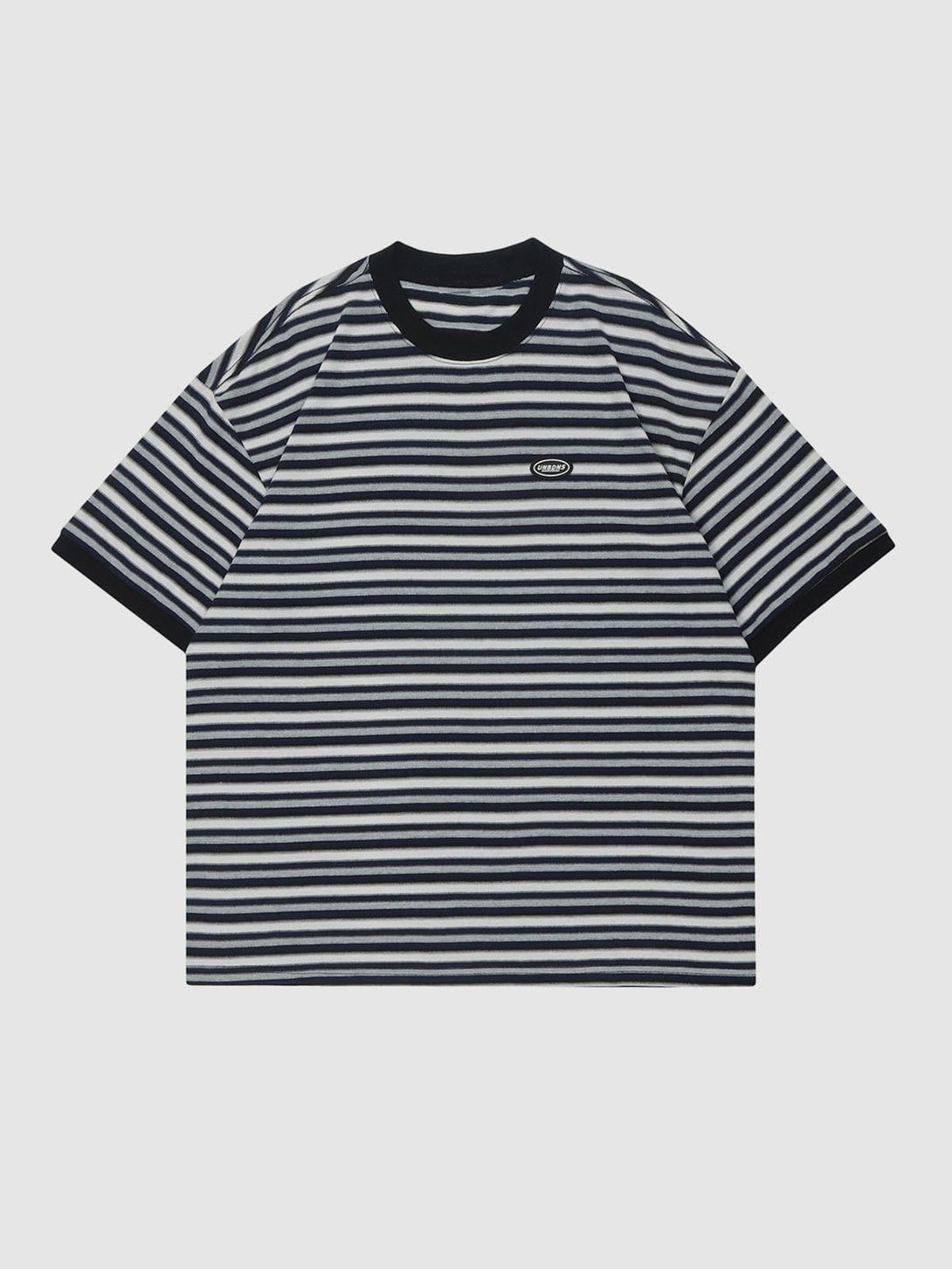 Majesda® - Stripes Color Clash Tee- Outfit Ideas - Streetwear Fashion - majesda.com