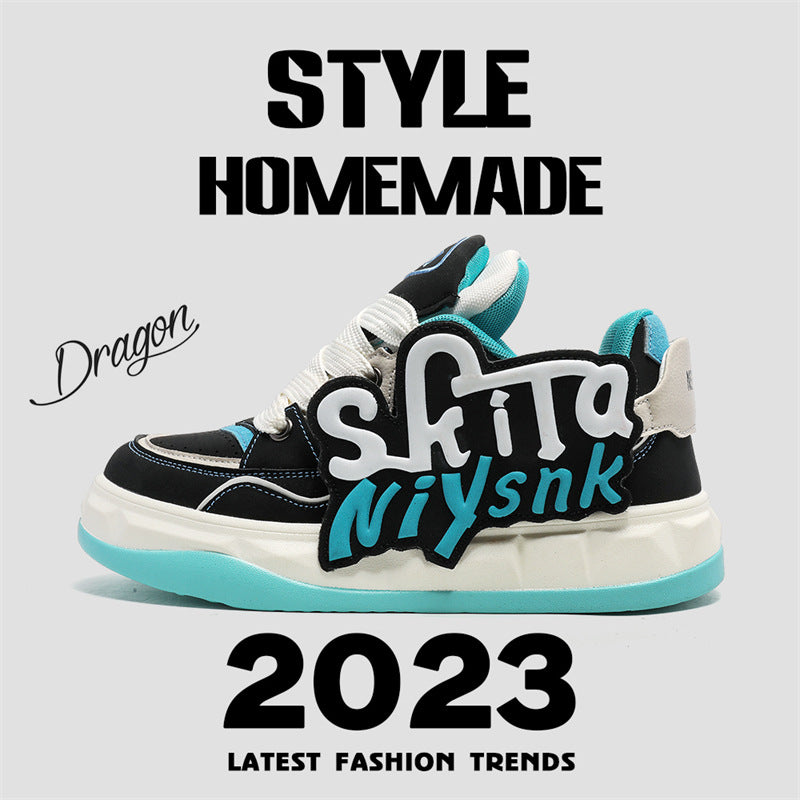 Majesda® - Stylish Lettering Shoes - 1917- Outfit Ideas - Streetwear Fashion - majesda.com