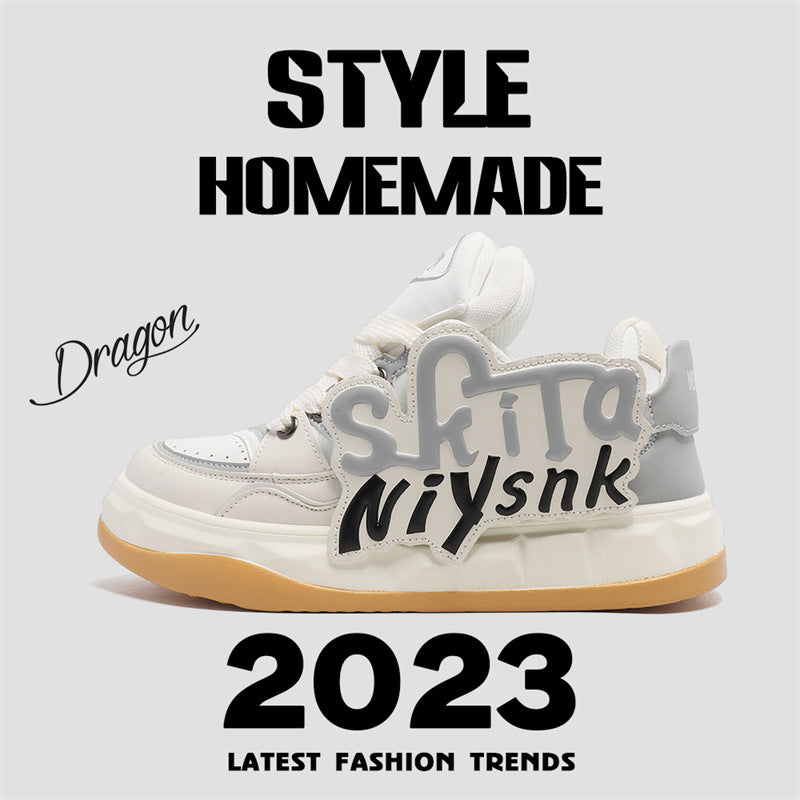 Majesda® - Stylish Lettering Shoes - 1917- Outfit Ideas - Streetwear Fashion - majesda.com