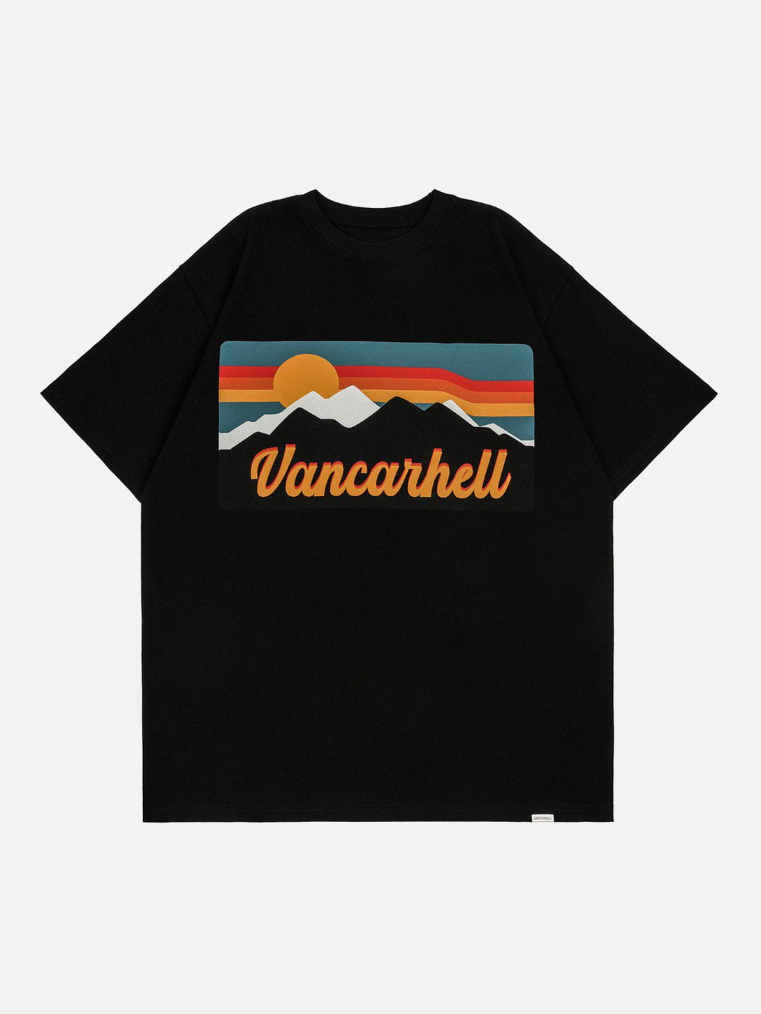 Majesda® - Sunset Graphic Print Tee- Outfit Ideas - Streetwear Fashion - majesda.com