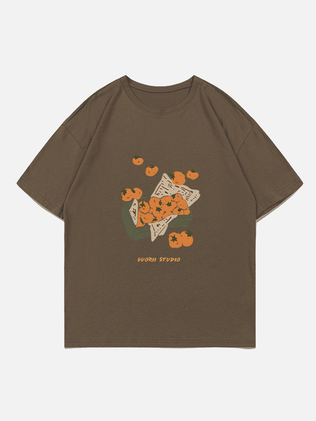 Majesda® - Tomatoes Print Tee- Outfit Ideas - Streetwear Fashion - majesda.com