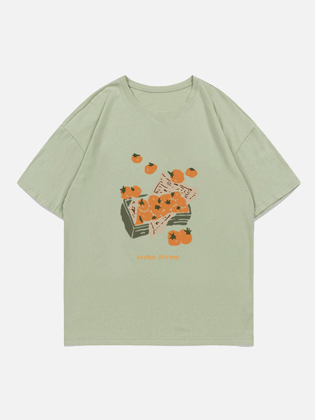 Majesda® - Tomatoes Print Tee- Outfit Ideas - Streetwear Fashion - majesda.com