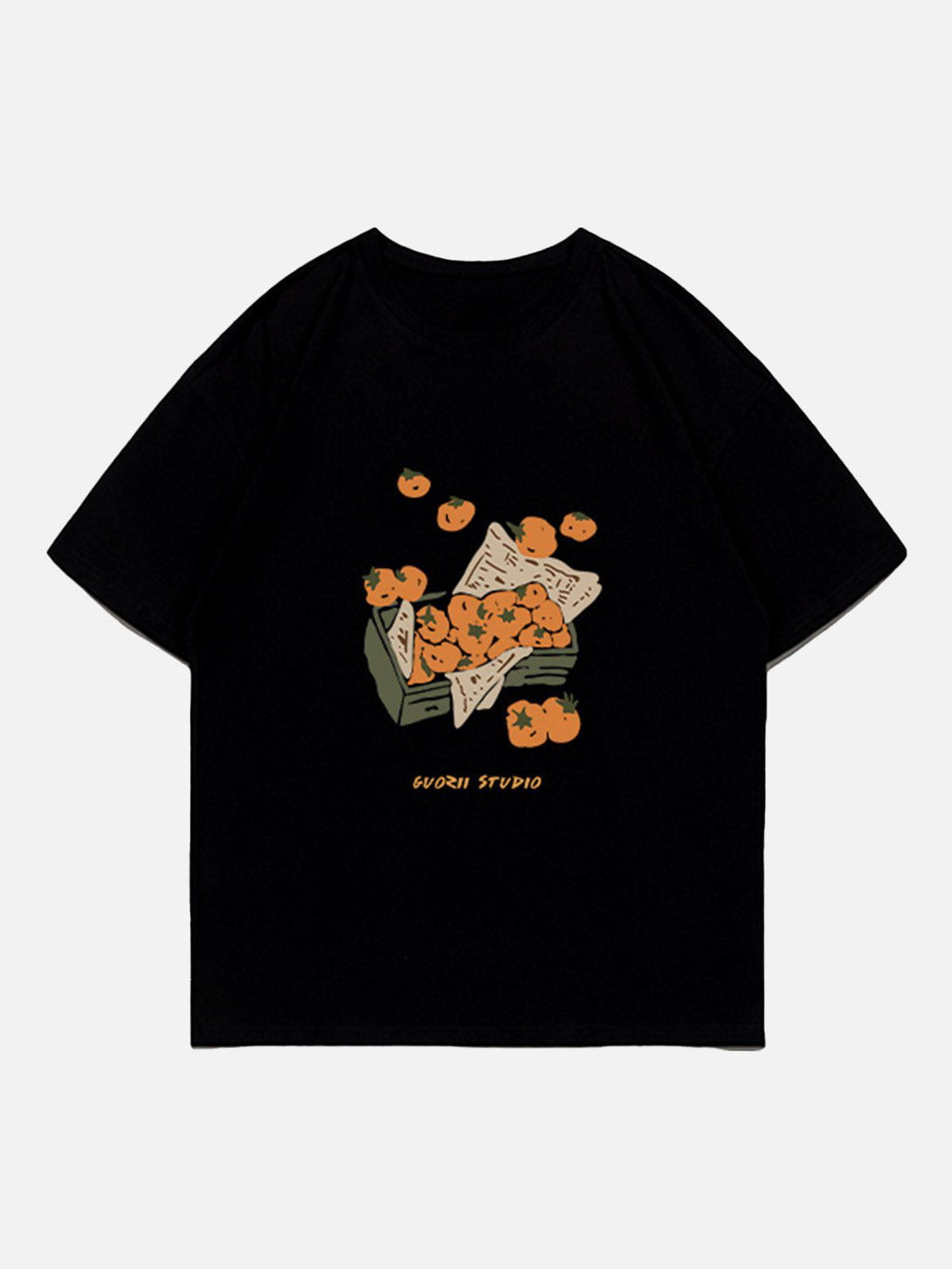 Majesda® - Tomatoes Print Tee- Outfit Ideas - Streetwear Fashion - majesda.com