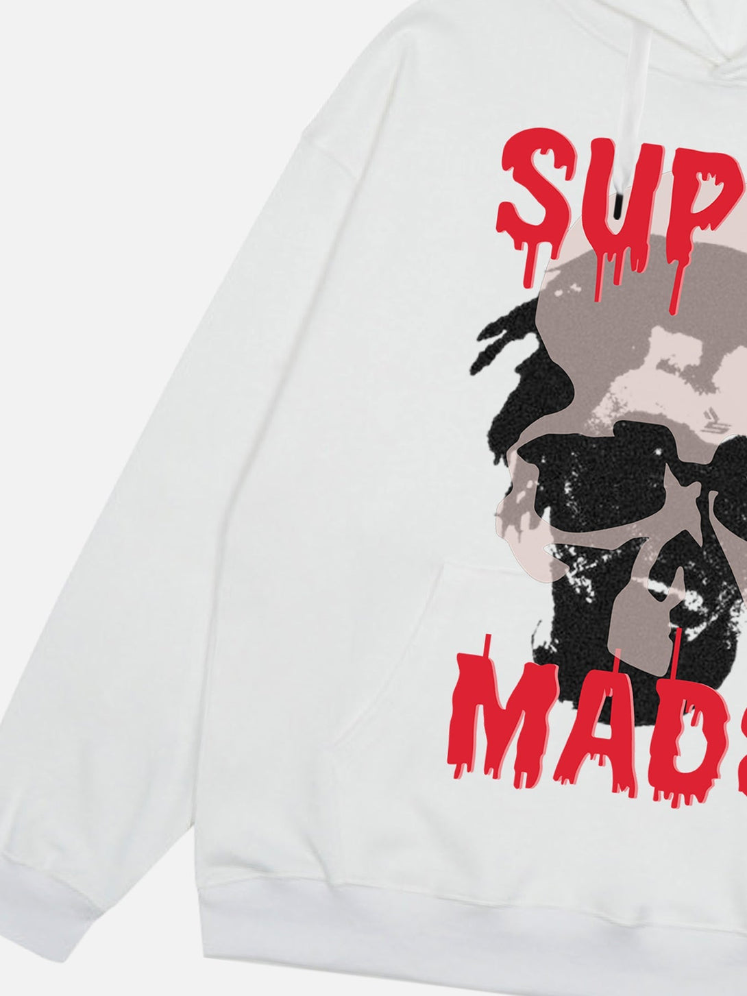 Majesda® - Trembling At The Skeleton Hoodie - 1814- Outfit Ideas - Streetwear Fashion - majesda.com