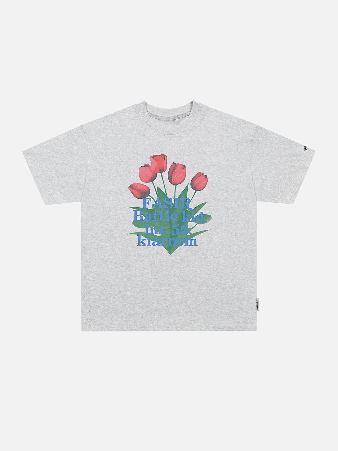 Majesda® - Tulip Bouquet Print Tee- Outfit Ideas - Streetwear Fashion - majesda.com