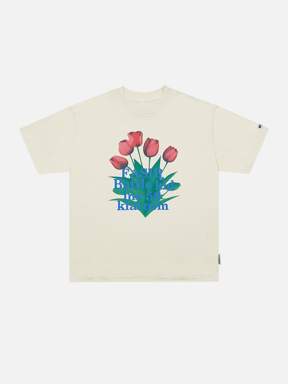 Majesda® - Tulip Bouquet Print Tee- Outfit Ideas - Streetwear Fashion - majesda.com