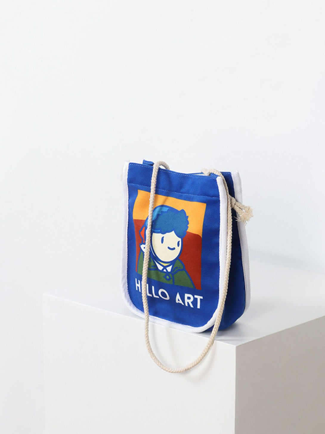 Majesda® - Van Gogh Cartoon Printed Crossbody Bag- Outfit Ideas - Streetwear Fashion - majesda.com