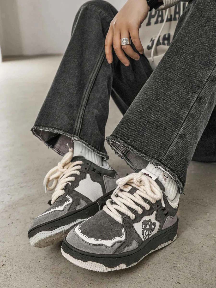 Majesda® - Vintage Niche Casual Couple Skate Shoes-1507- Outfit Ideas - Streetwear Fashion - majesda.com