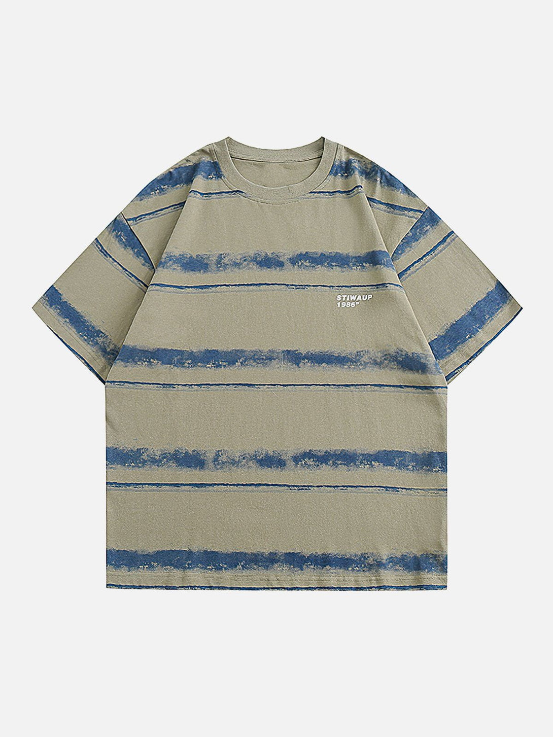 Majesda® - Vintage Stripe Cotton Tee- Outfit Ideas - Streetwear Fashion - majesda.com