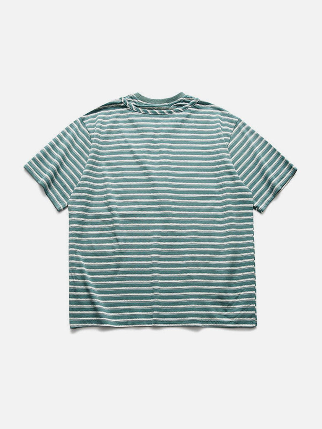 Majesda® - Vintage Stripe Drawstring Tee- Outfit Ideas - Streetwear Fashion - majesda.com