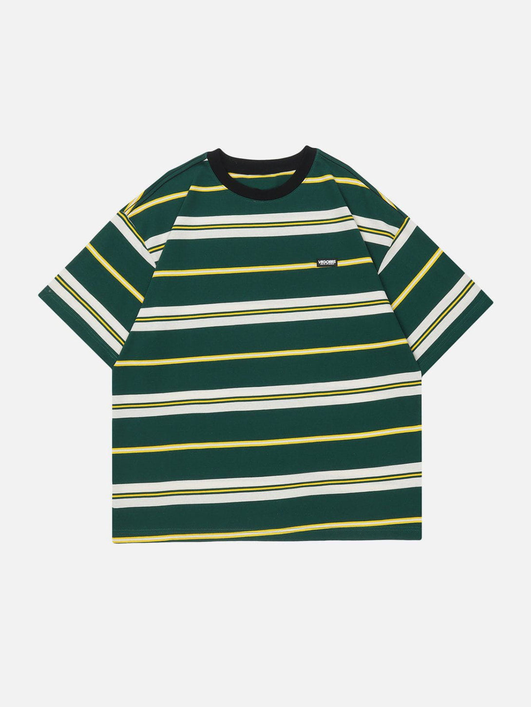 Majesda® - Vintage Stripes Tee- Outfit Ideas - Streetwear Fashion - majesda.com