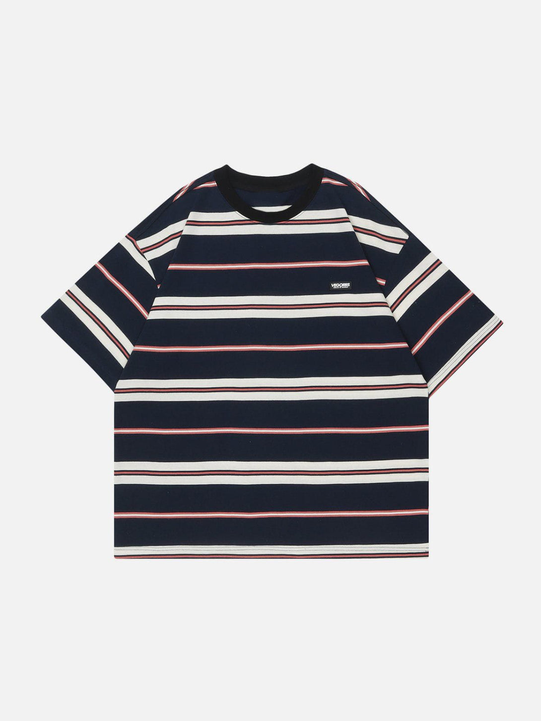 Majesda® - Vintage Stripes Tee- Outfit Ideas - Streetwear Fashion - majesda.com