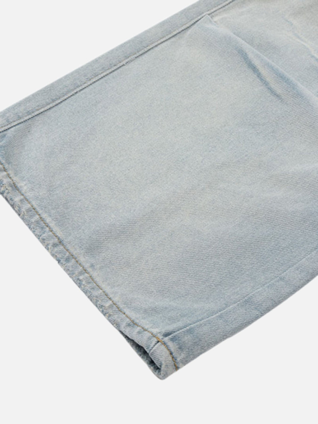 Majesda® - Vintage Washed Multi-pocket Work Jeans- Outfit Ideas - Streetwear Fashion - majesda.com