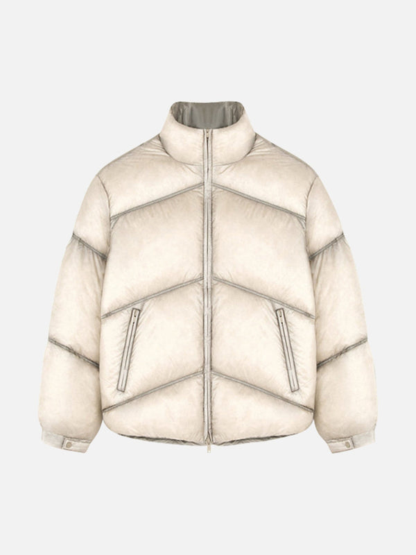 Majesda® - Wasteland Style Quilted Down Jacket - 1952- Outfit Ideas - Streetwear Fashion - majesda.com