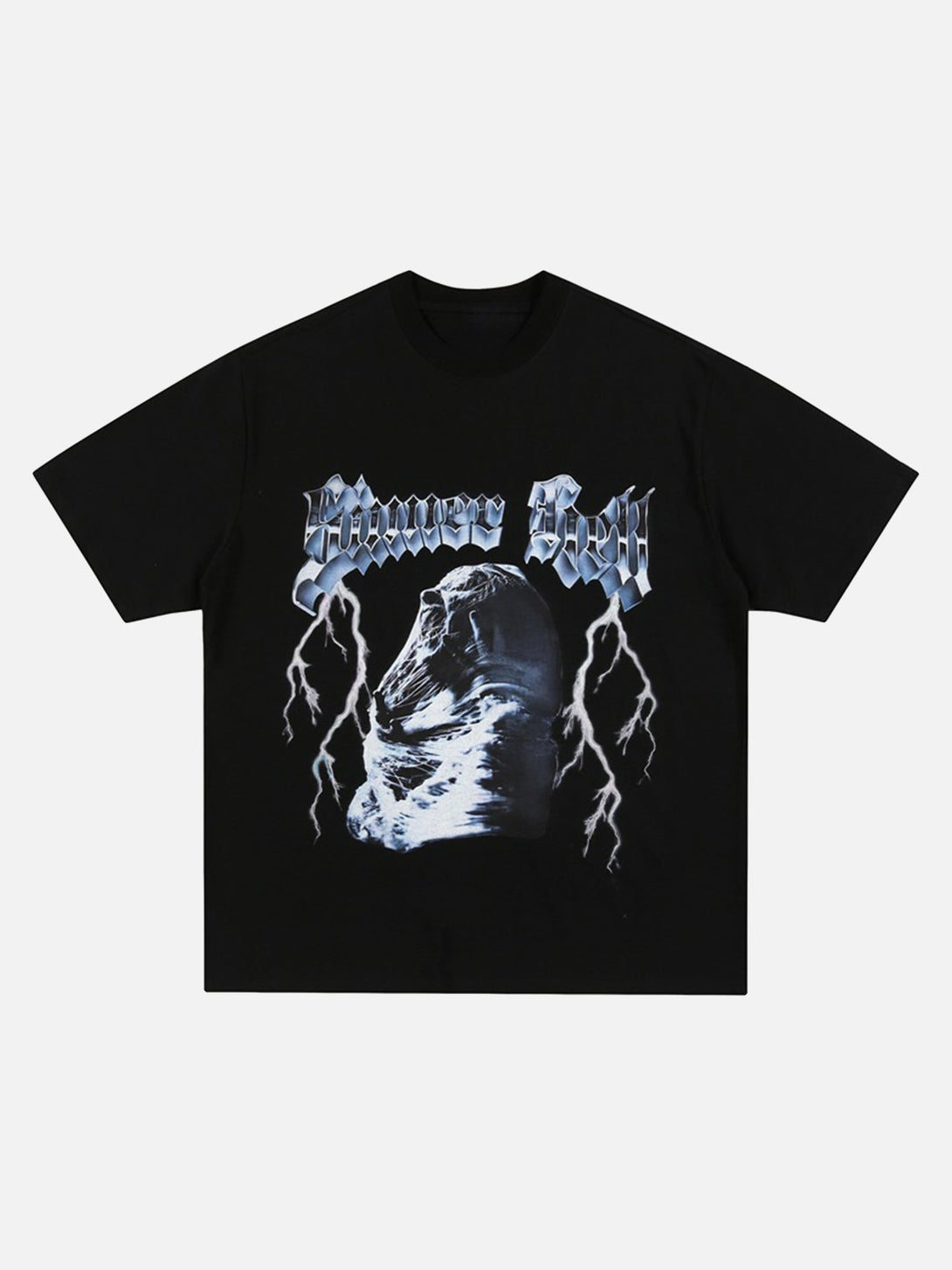 Majesda® - West Coast Dark Street Mummy Skull T-shirt- Outfit Ideas - Streetwear Fashion - majesda.com