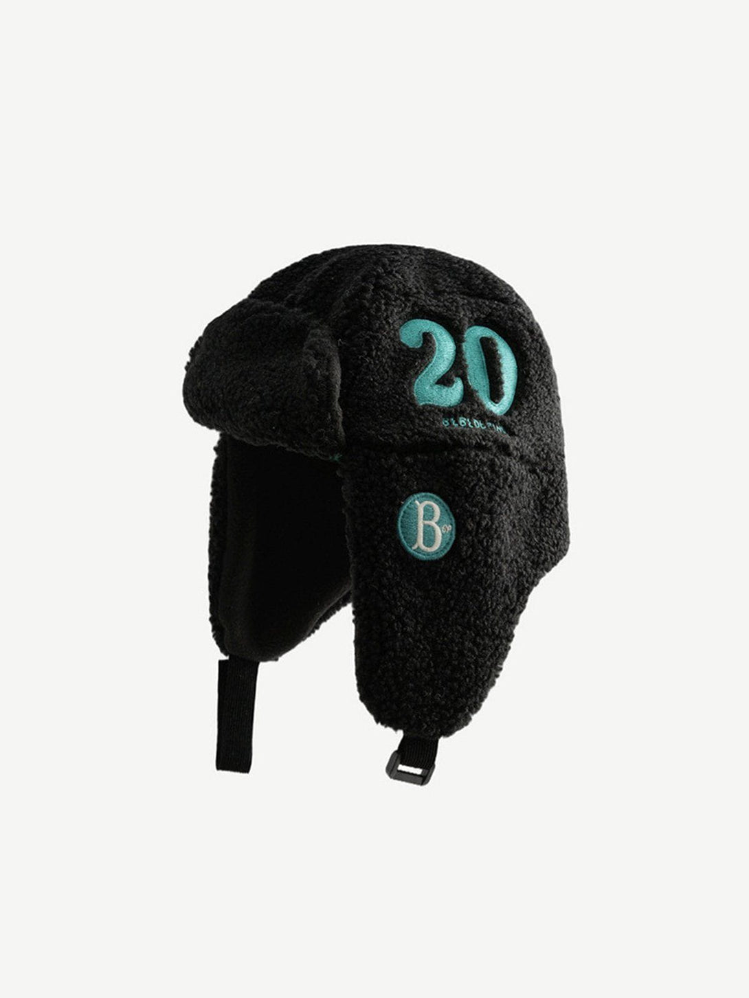 Number 20 Embroidered Sherpa Hat- Outfit Ideas - Streetwear Fashion - majesda.com