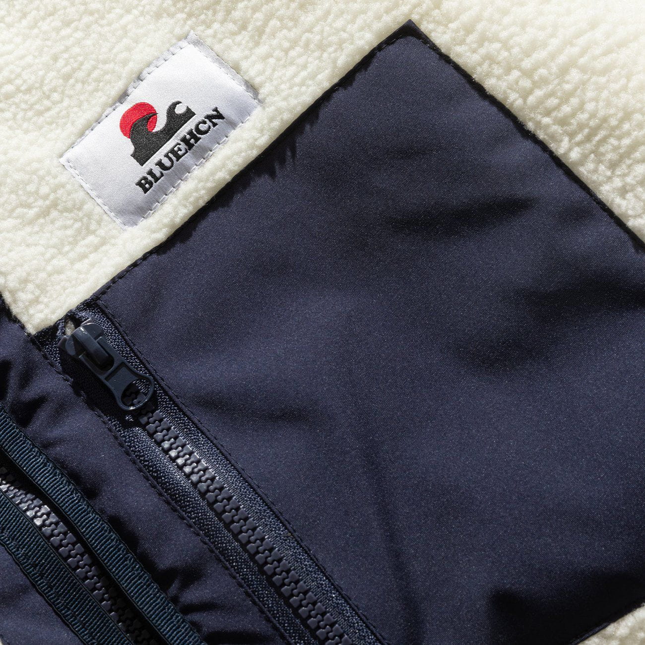 Majesda® - Contrast Multi-Pocket Sherpa Winter Coat outfit ideas streetwear fashion