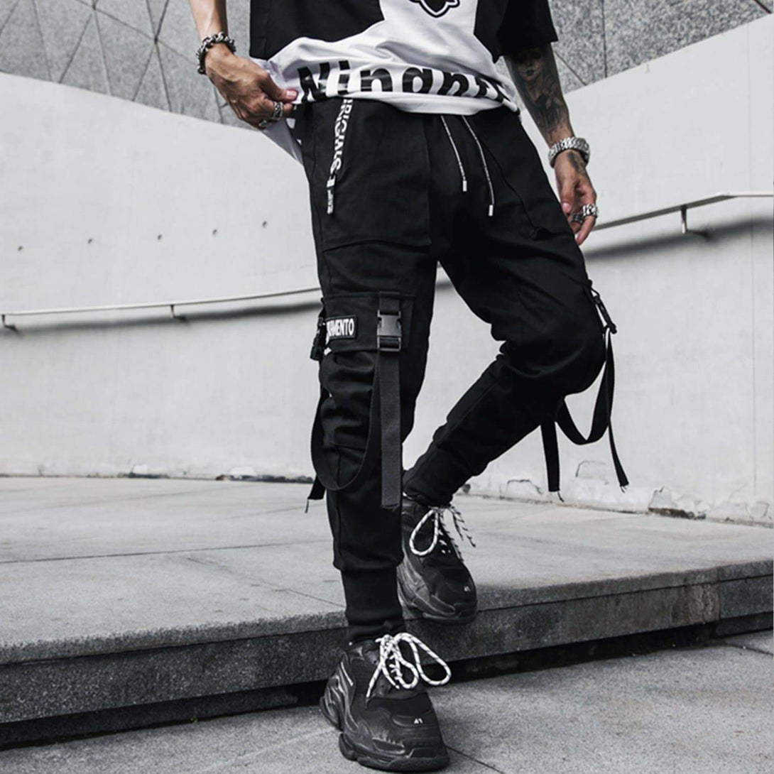 Majesda® - “Crescent” Street Joggers outfit ideas streetwear fashion