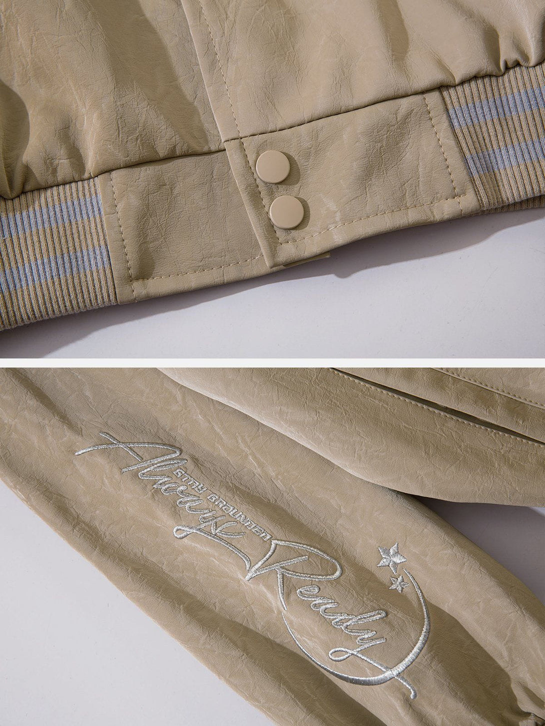 Majesda® - Cupid Embroidery Jacket outfit ideas, streetwear fashion - majesda.com