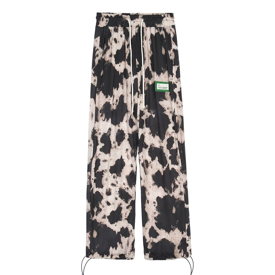 Majesda® - Drawstring Leopard Print Pants outfit ideas streetwear fashion