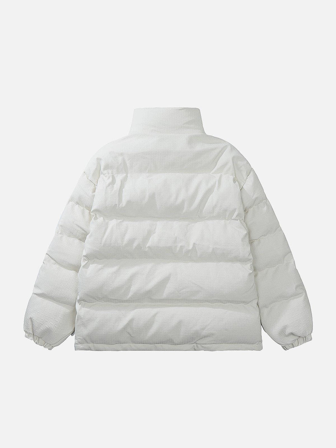 Majesda® - Fake Two Polo Collar Winter Coat outfit ideas streetwear fashion