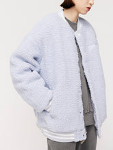 Majesda® - Flocked Letter Sherpa Coat outfit ideas, streetwear fashion - majesda.com