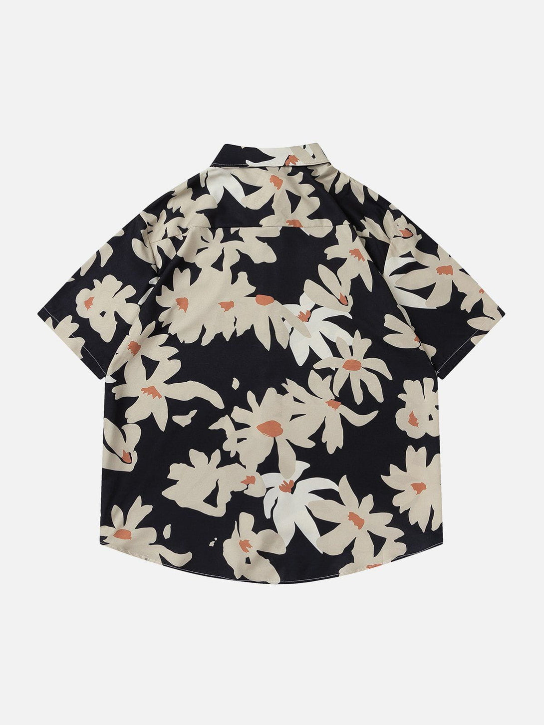 Majesda® - Flowers Print Short Sleeve Shirt outfit ideas streetwear fashion