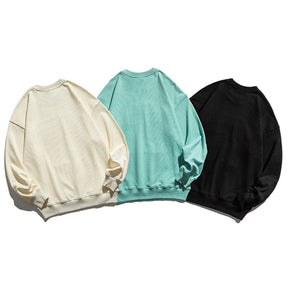 Majesda® - Foam Letters Sweatshirt outfit ideas streetwear fashion