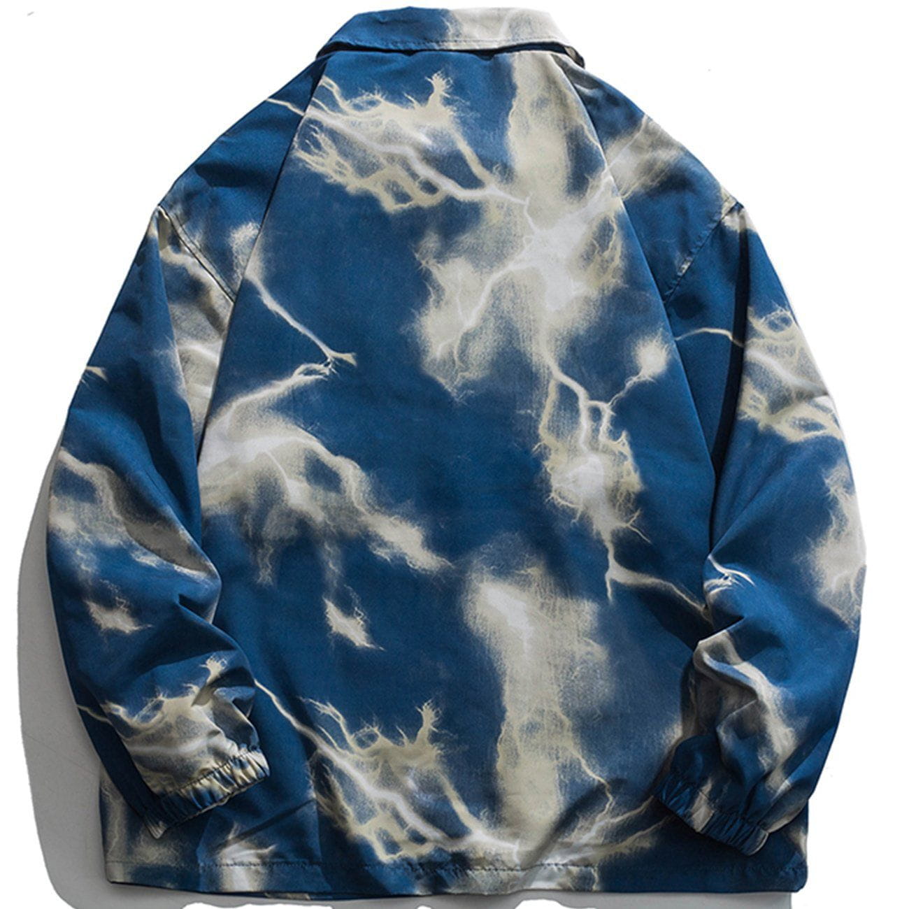 Majesda® - Full Print Lightning Jacket outfit ideas, streetwear fashion - majesda.com