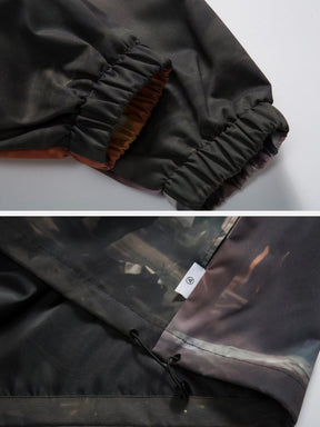 Majesda® - Full Print Revolutionary Uprising Jacket outfit ideas, streetwear fashion - majesda.com