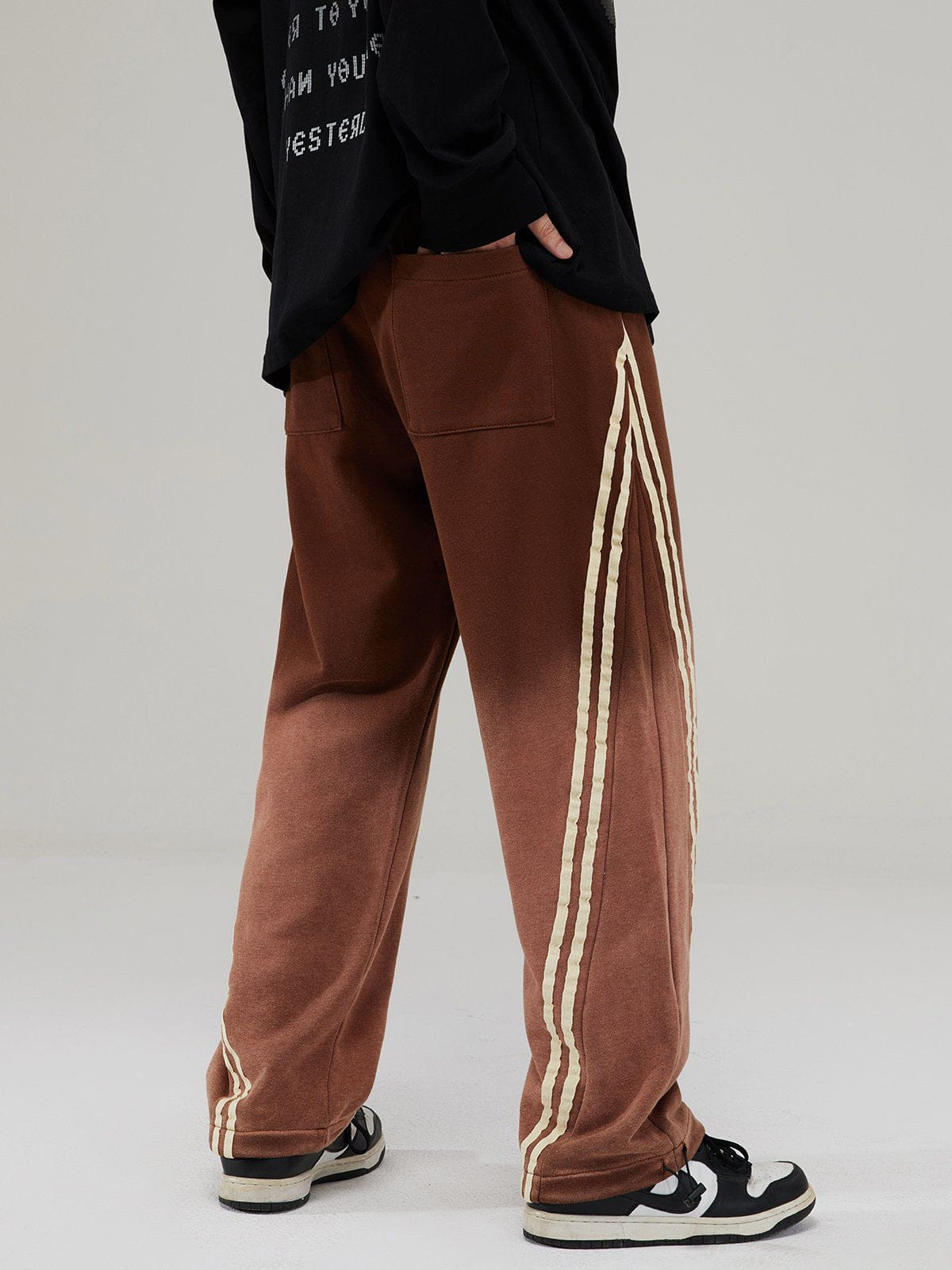 Majesda® - Gradient Color Sweatpants outfit ideas streetwear fashion