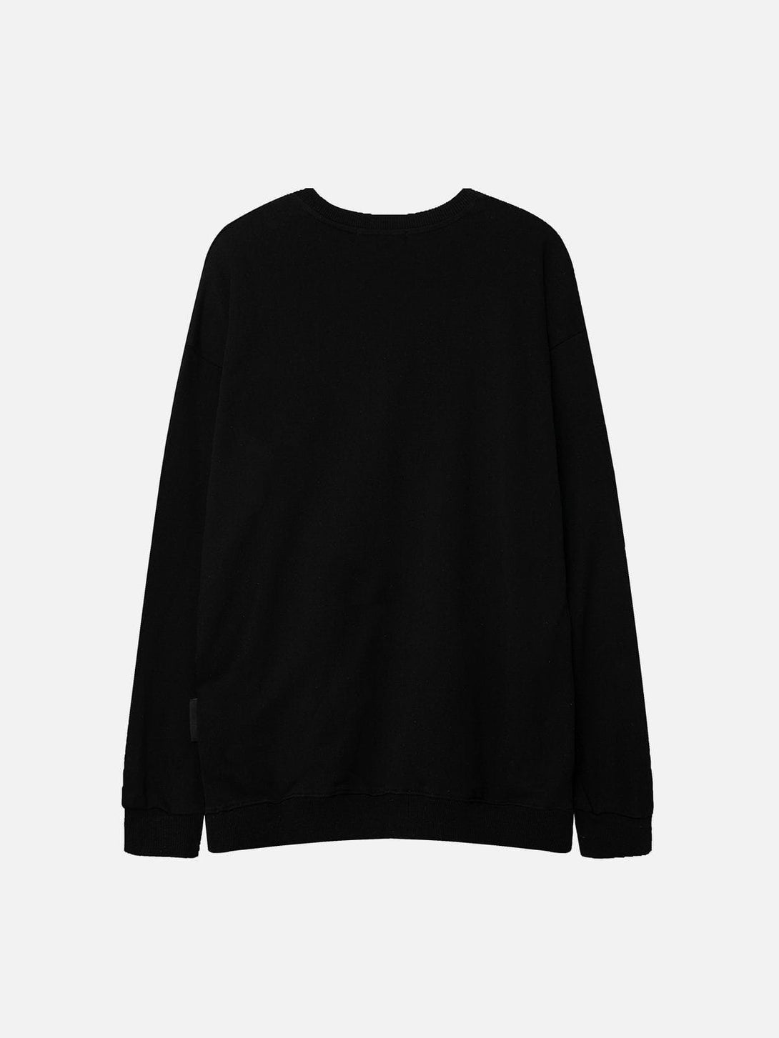Majesda® - Gradient Letter Embroidery Sweatshirt outfit ideas streetwear fashion