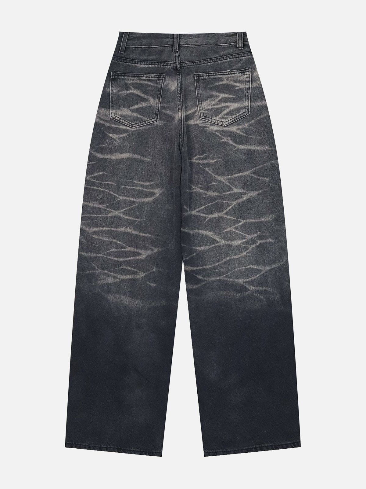 Majesda® - Gradient Ripple Jeans