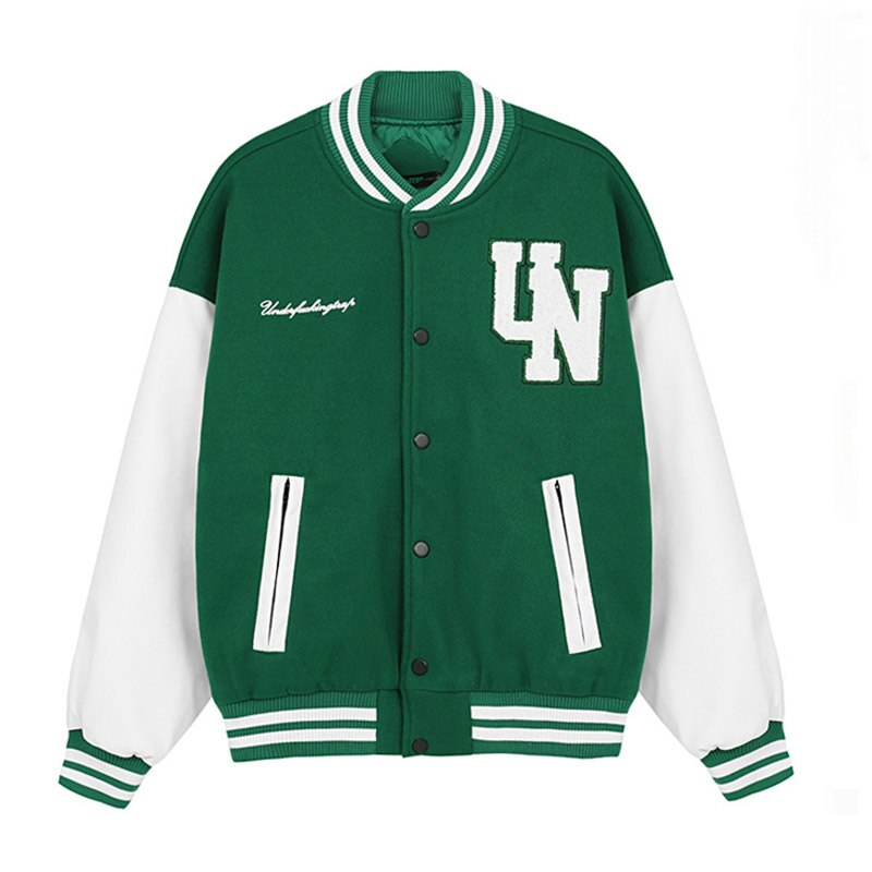 Majesda® - Green UNTP Jacket outfit ideas, streetwear fashion - majesda.com