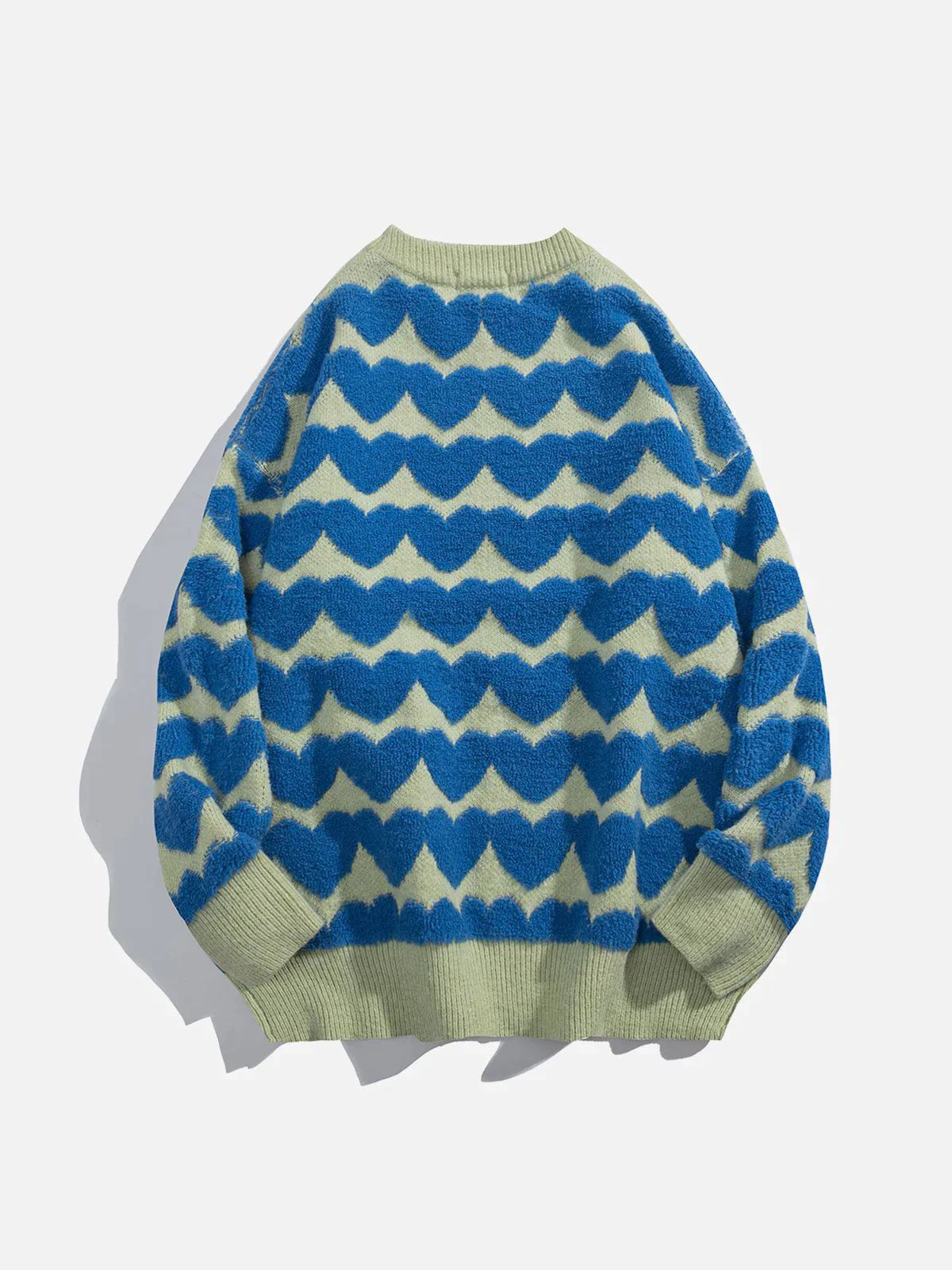 Majesda® - Heart Embroidery Sweater outfit ideas streetwear fashion