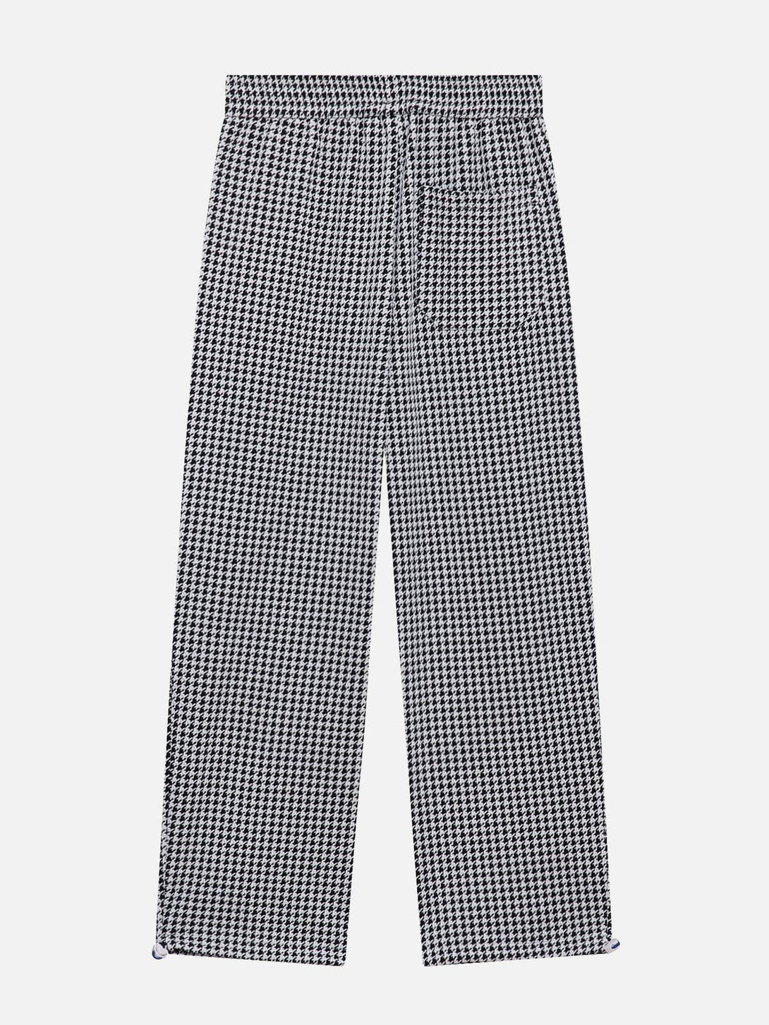 Majesda® - Houndstooth Straight-leg Casual Pants outfit ideas streetwear fashion