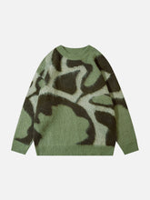 Majesda® - Irregular Color Contrast Sweater outfit ideas streetwear fashion